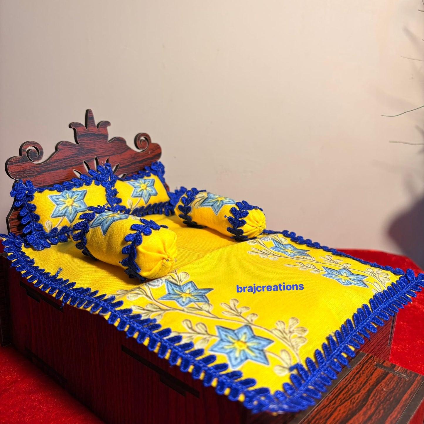 Yellow Blue Floral Bistar Set