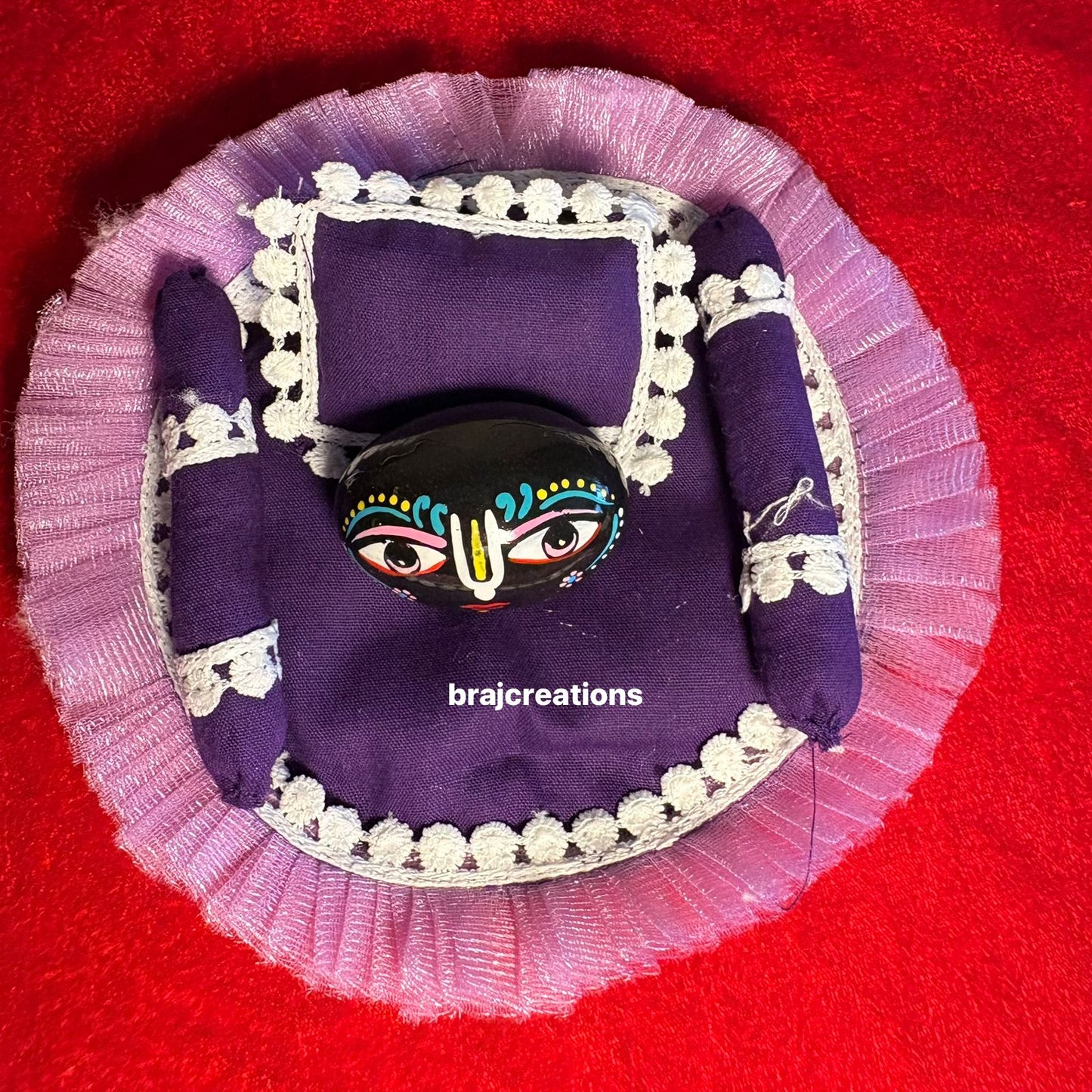 Shaligram Bistar Set Purple