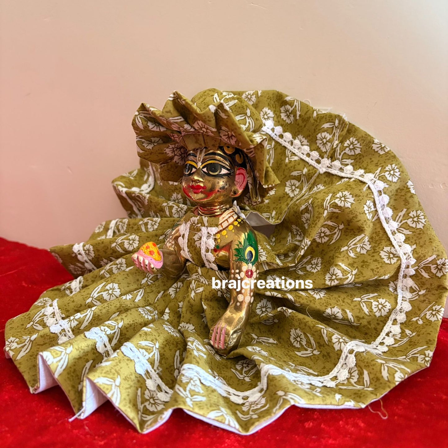 Mehandi Cotton Dress