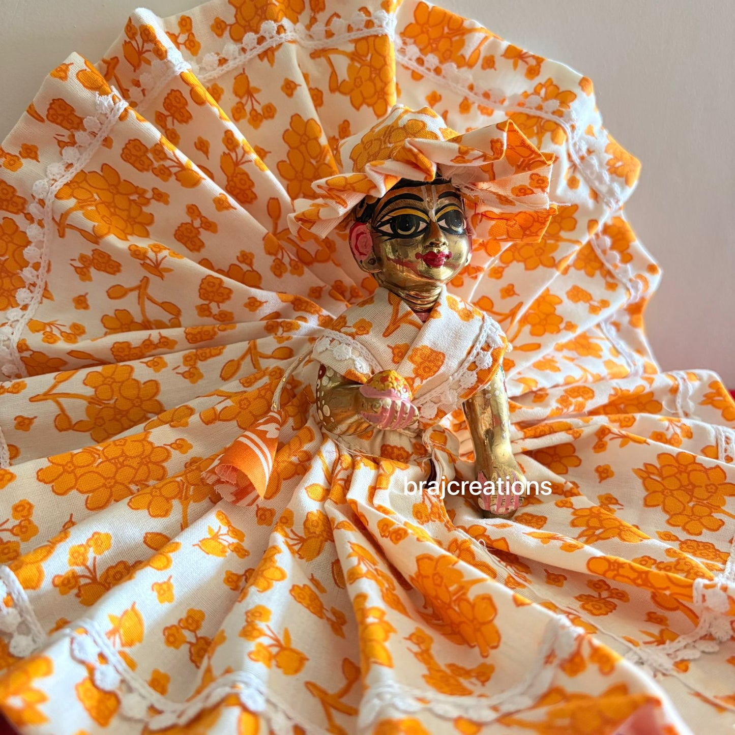 Yellow Floral Cotton Dress