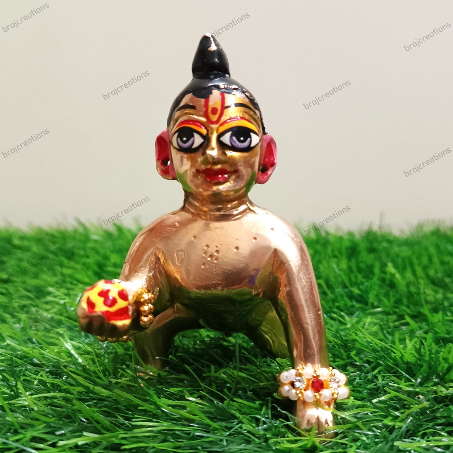 White Pearl Red Stone Kangan Design 2
