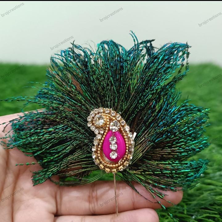 Mor Pankh Designer Kalangi-Turban Add-On