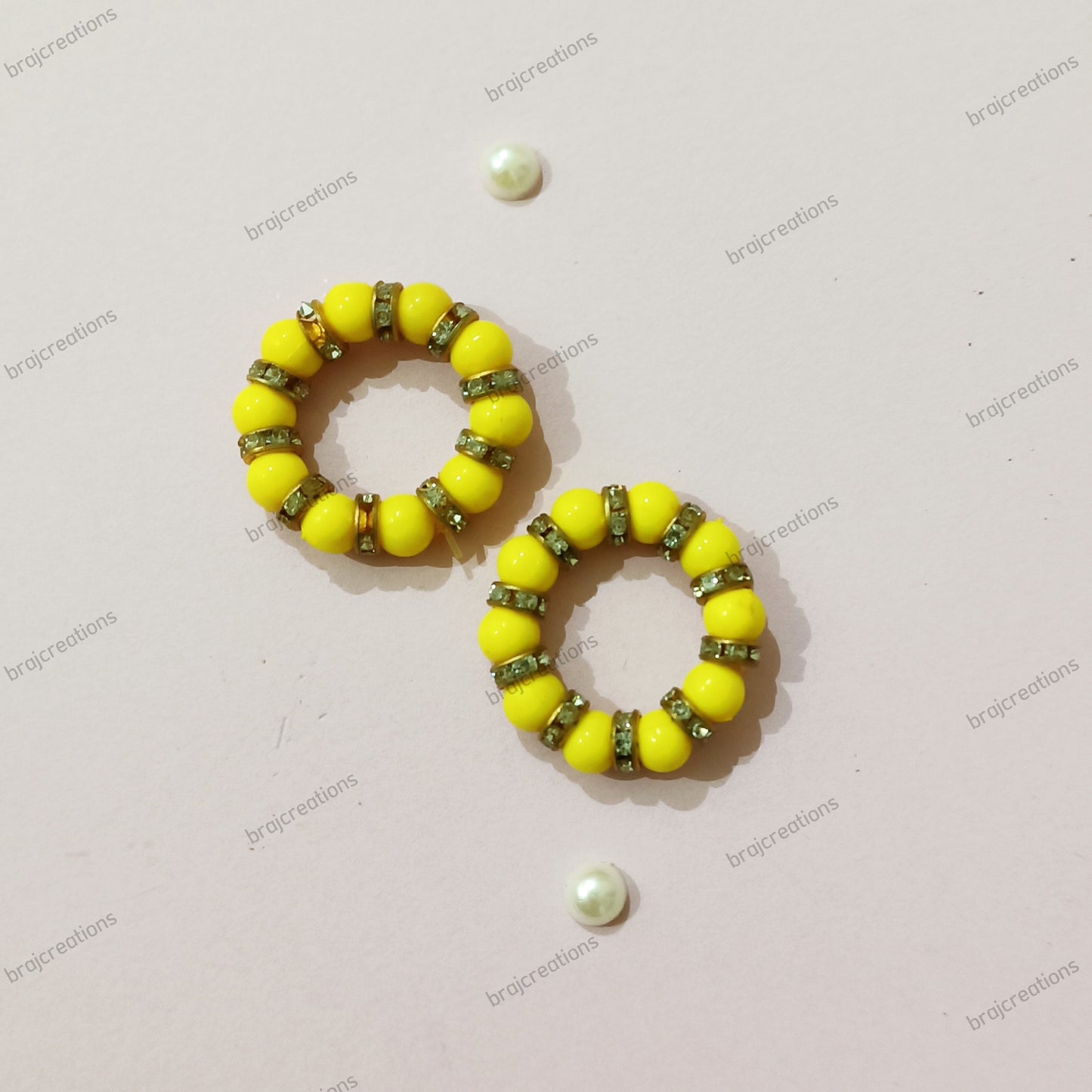 Yellow Beads Big Kangan