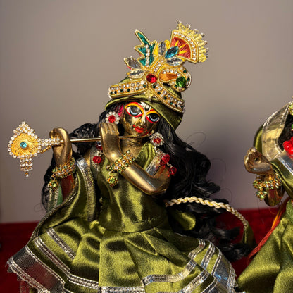Mehandi colour Rajputi Poshak