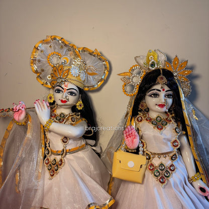 Yellow White Poshak