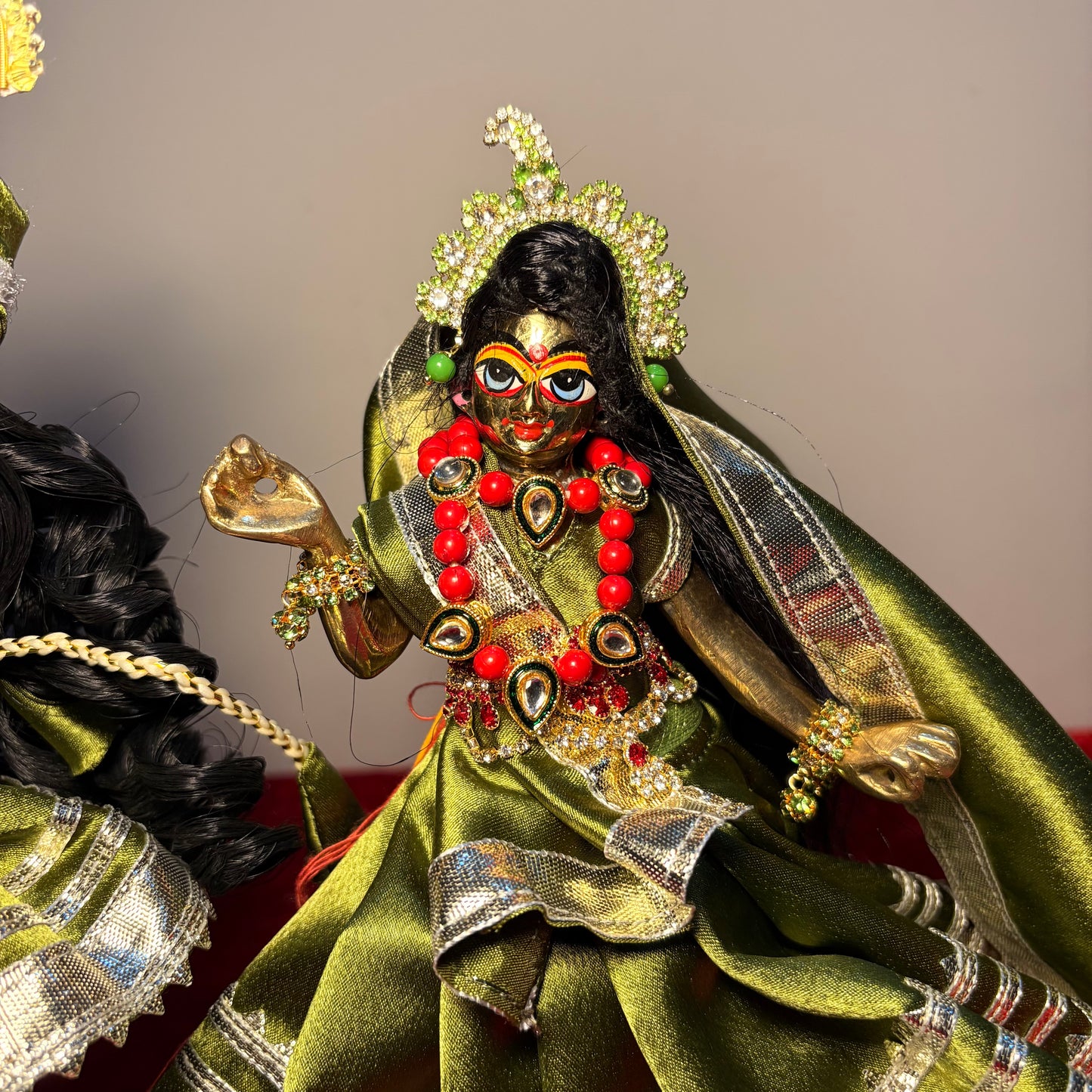 Mehandi colour Rajputi Poshak