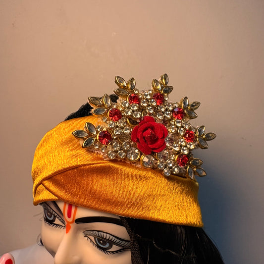 Red Kundan Chakra Kalangi