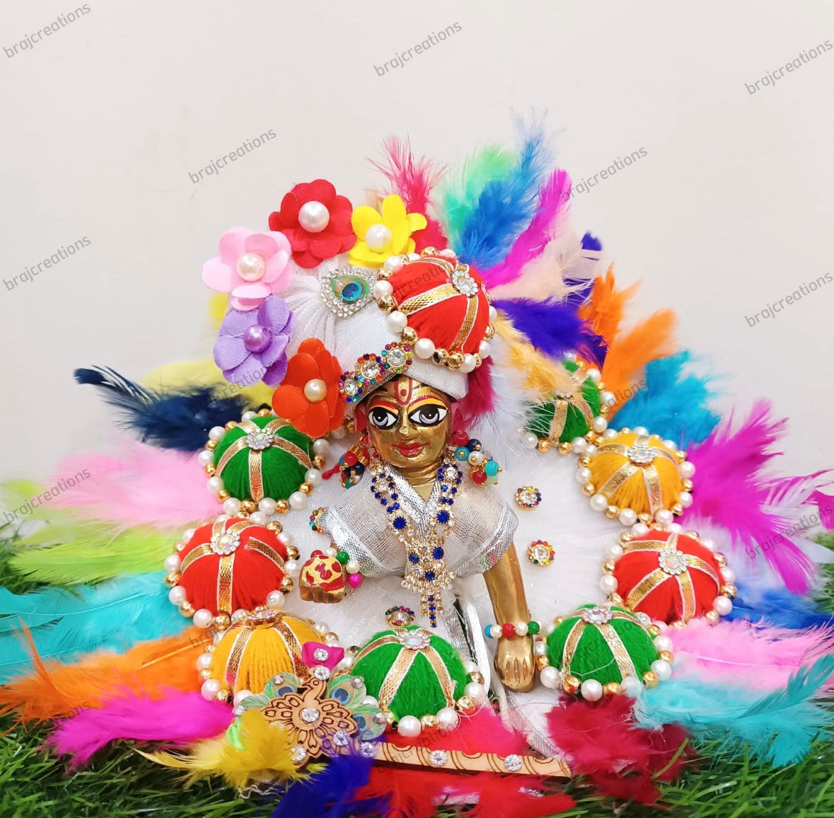 Feather Holi Dress