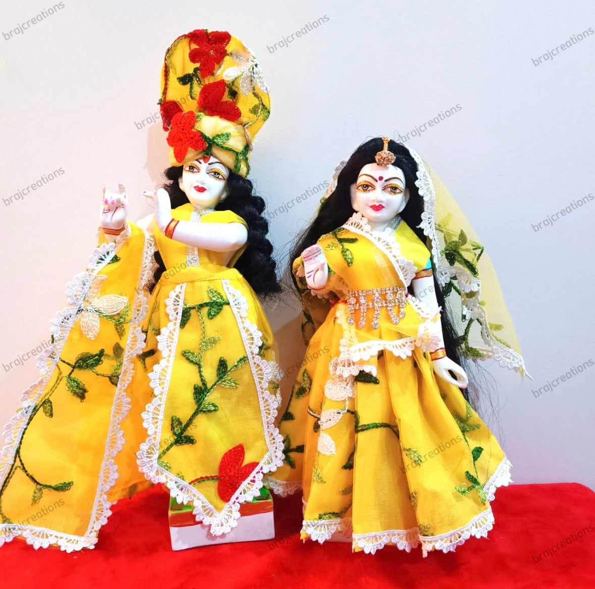 Yellow Embroided RK Poshak
