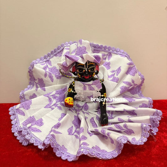 Lavender Malmal Cotton Dress