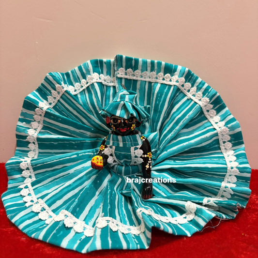 Blue Malmal cotton dress