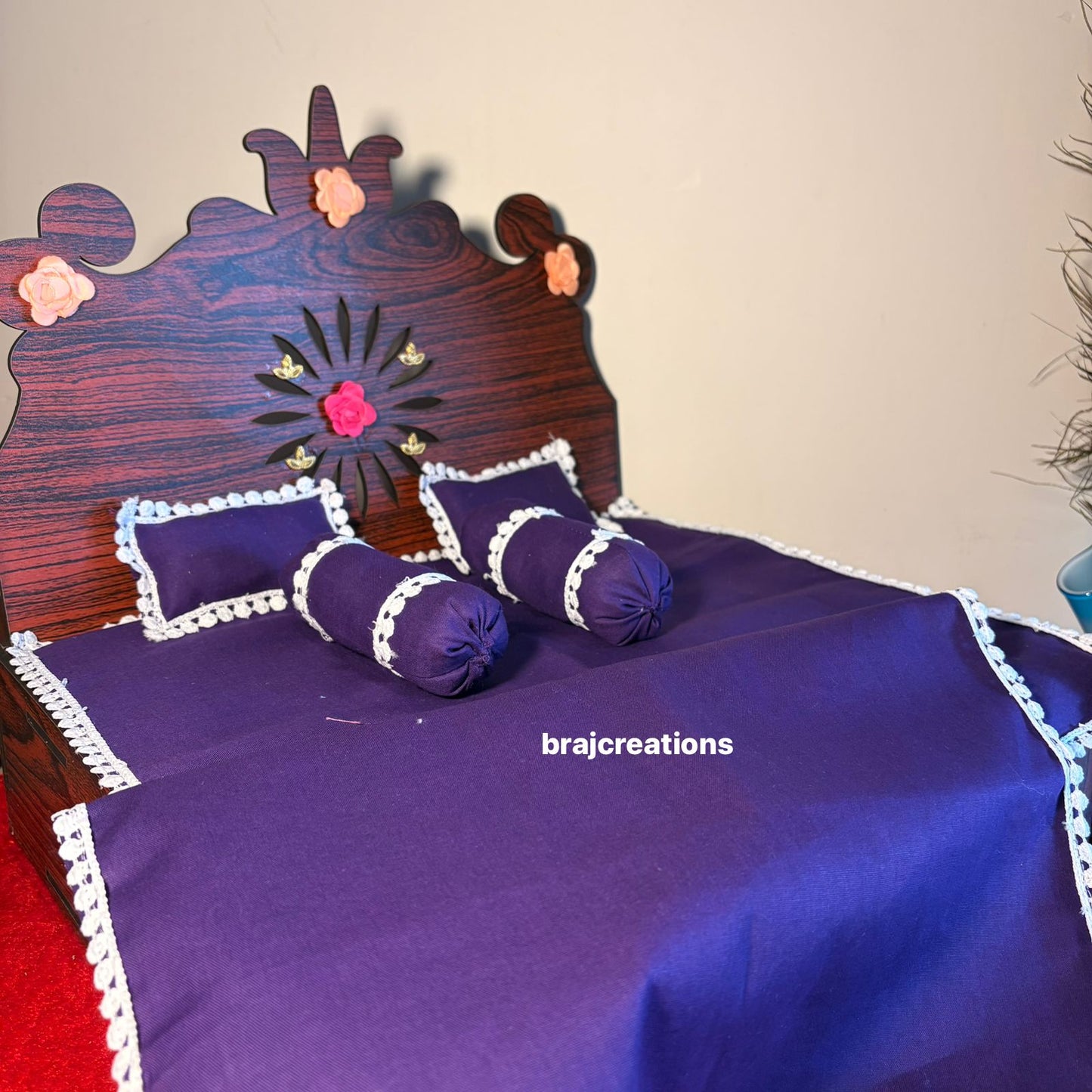 Purple Cotton Bistar Set