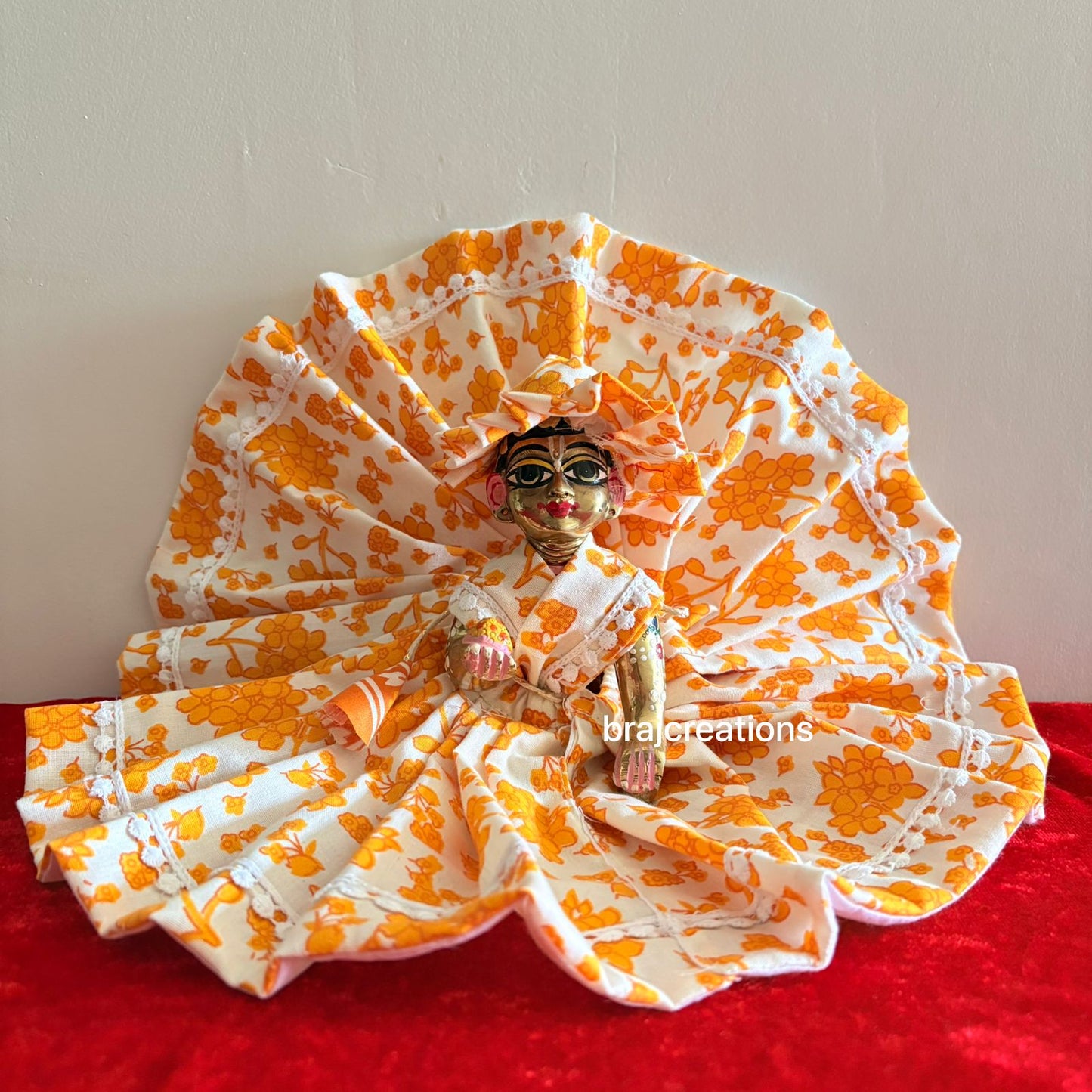 Yellow Floral Cotton Dress