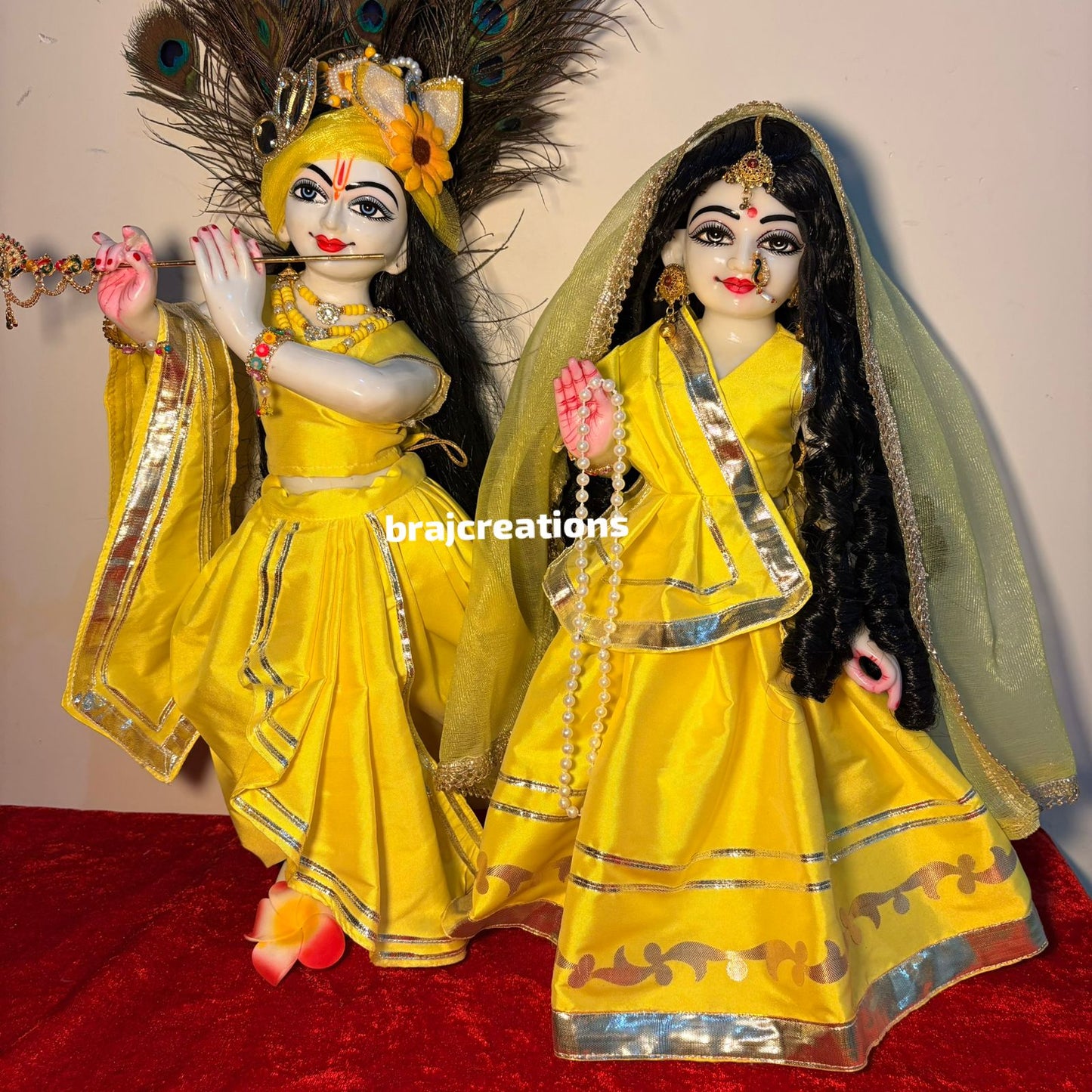 Yellow Gota Work Poshak