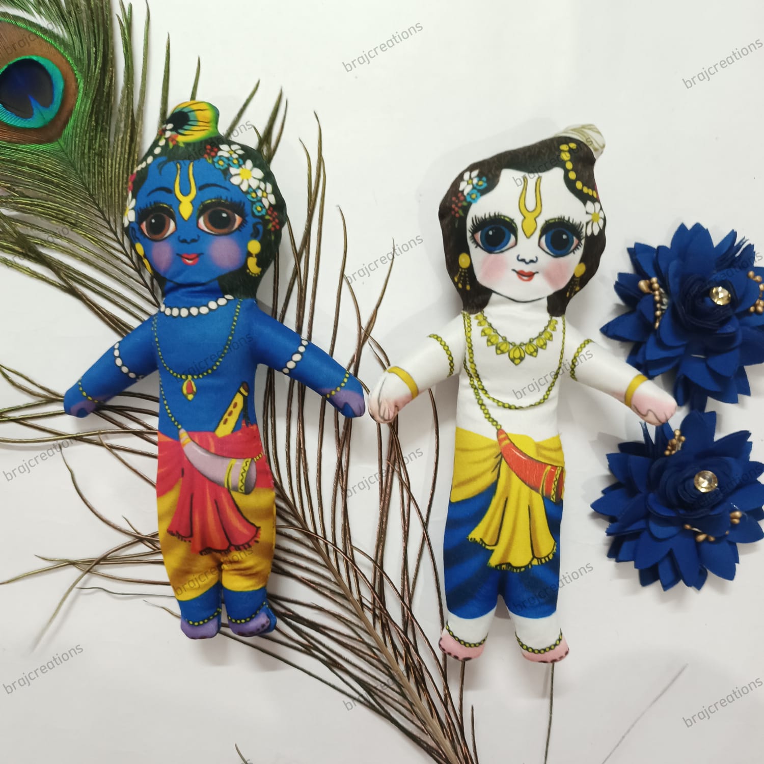 Krishna Balram Doll Set