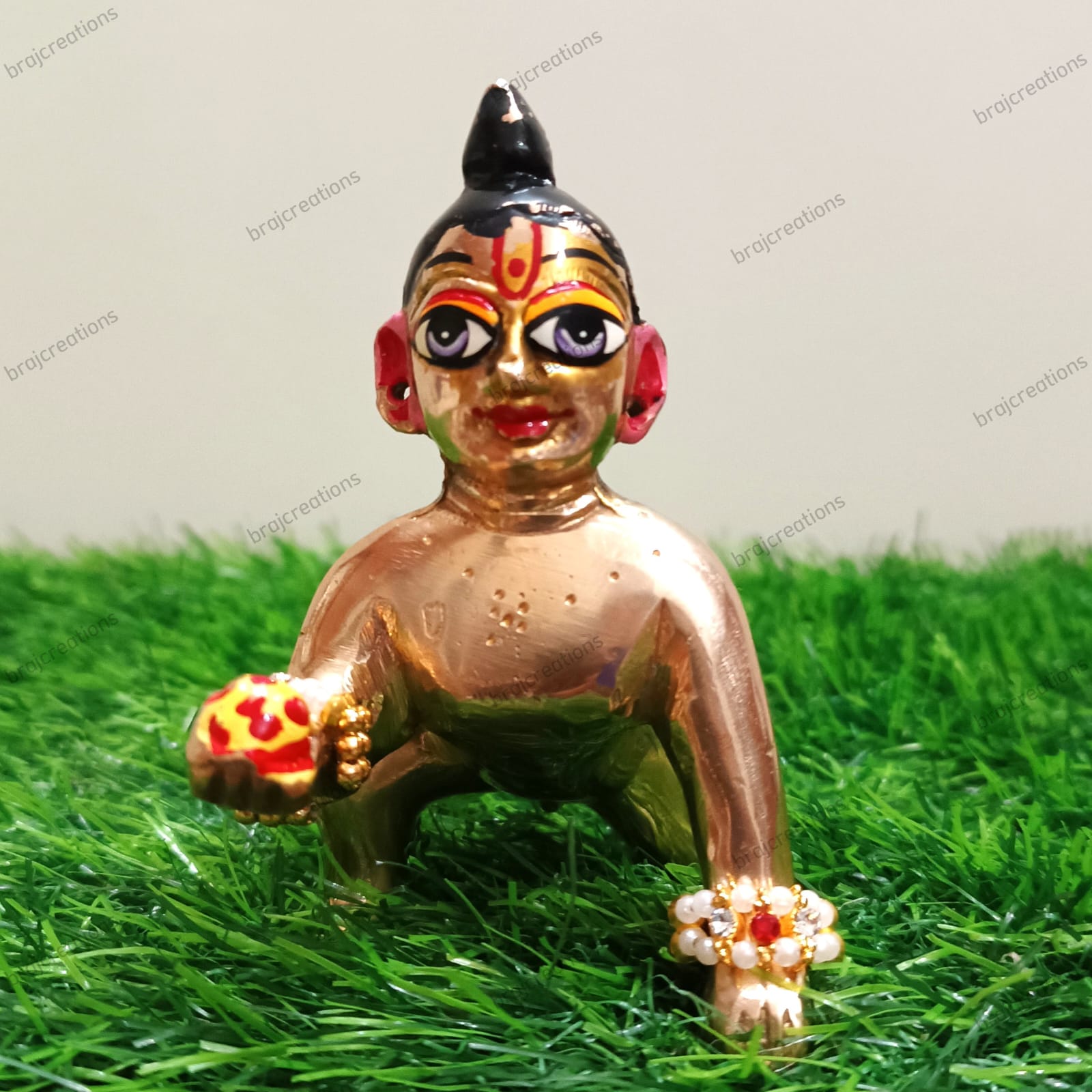 White Pearl Red Stone Kangan Design 2