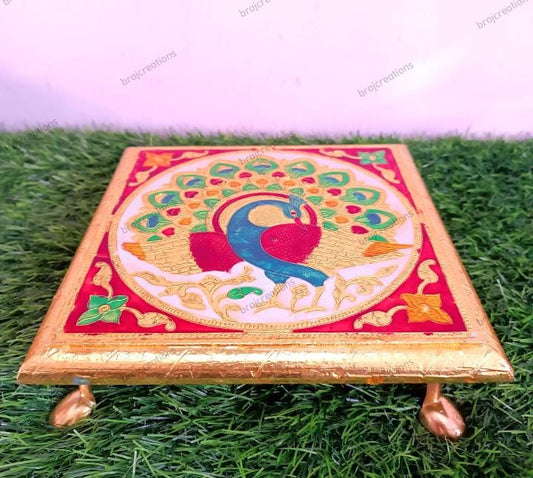 Peacock Design Chaunki