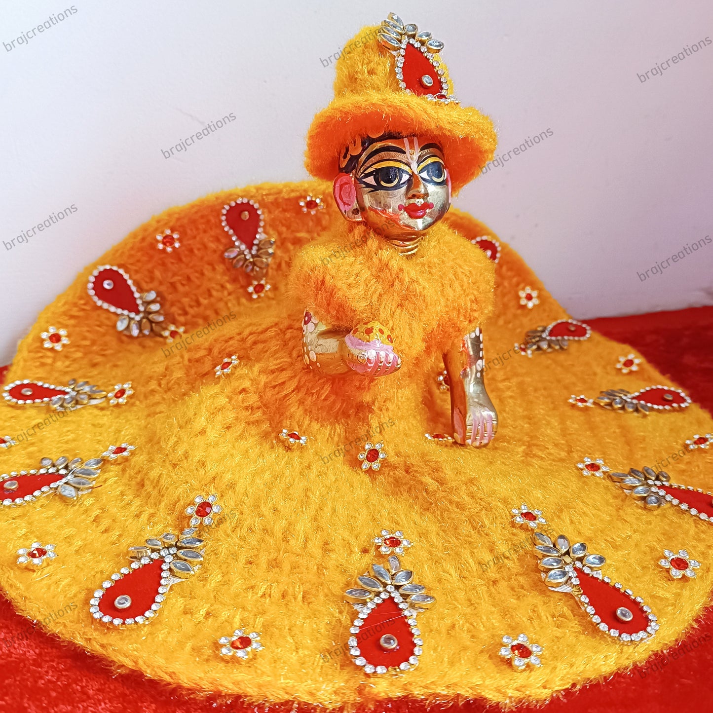 Yellow Woollen Poshak