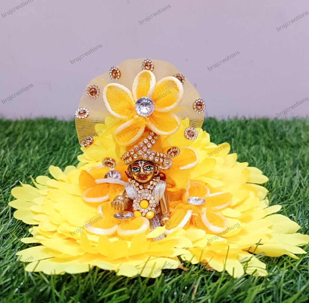 Laddugopal Yellow Floral Dress