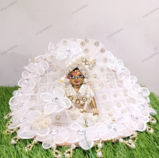 White Heavy Ladoo Gopal Poshak
