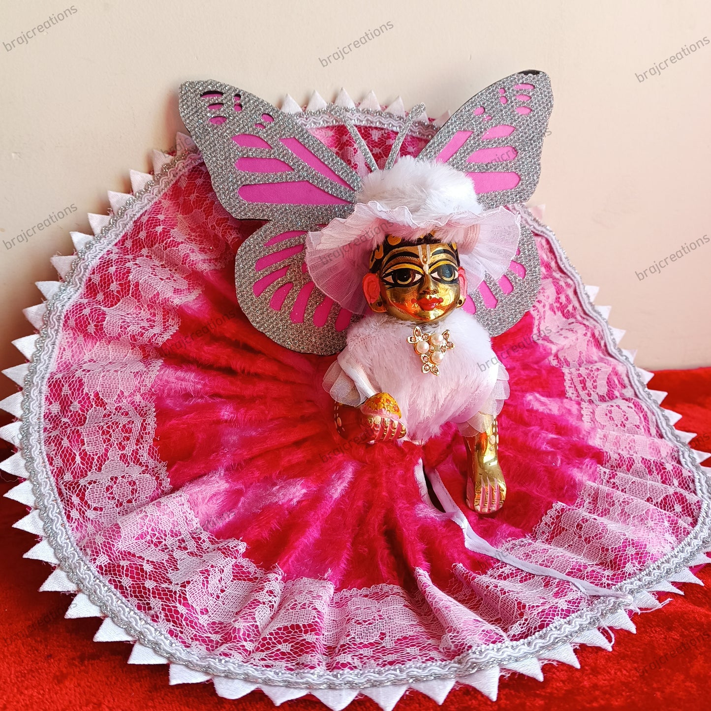 Laddu Gopal Butterfly Dress