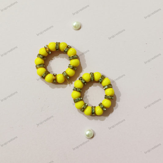 Yellow Beads Big Kangan
