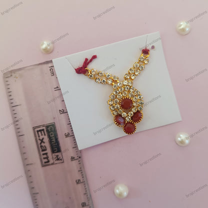 AD Small Mala With Stone