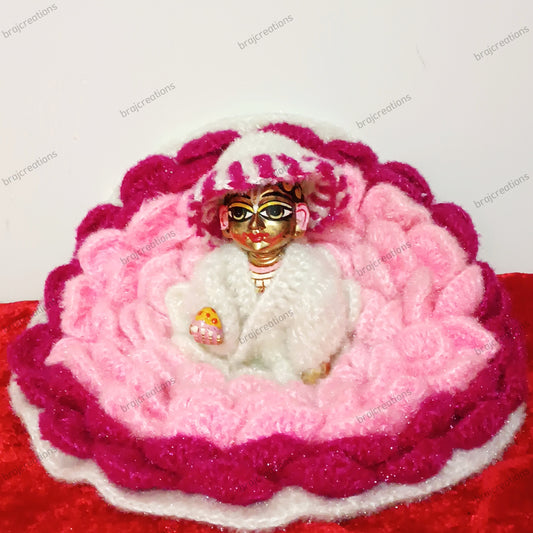 Woollen Lotus Design Dress Laddugopal