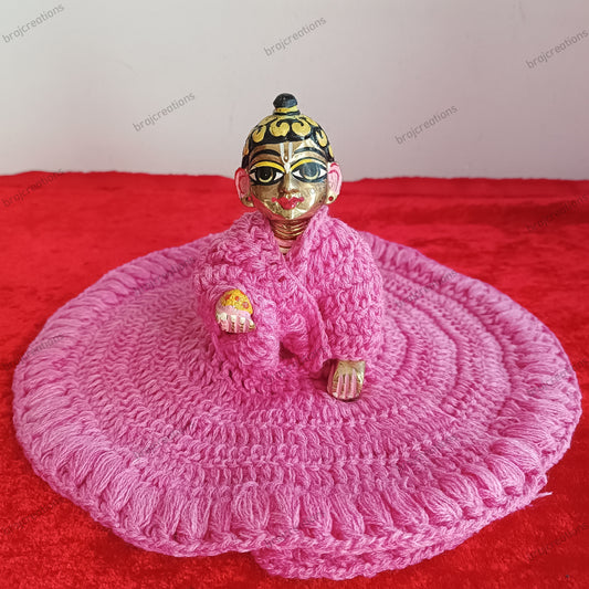Pink Woollen Poshak