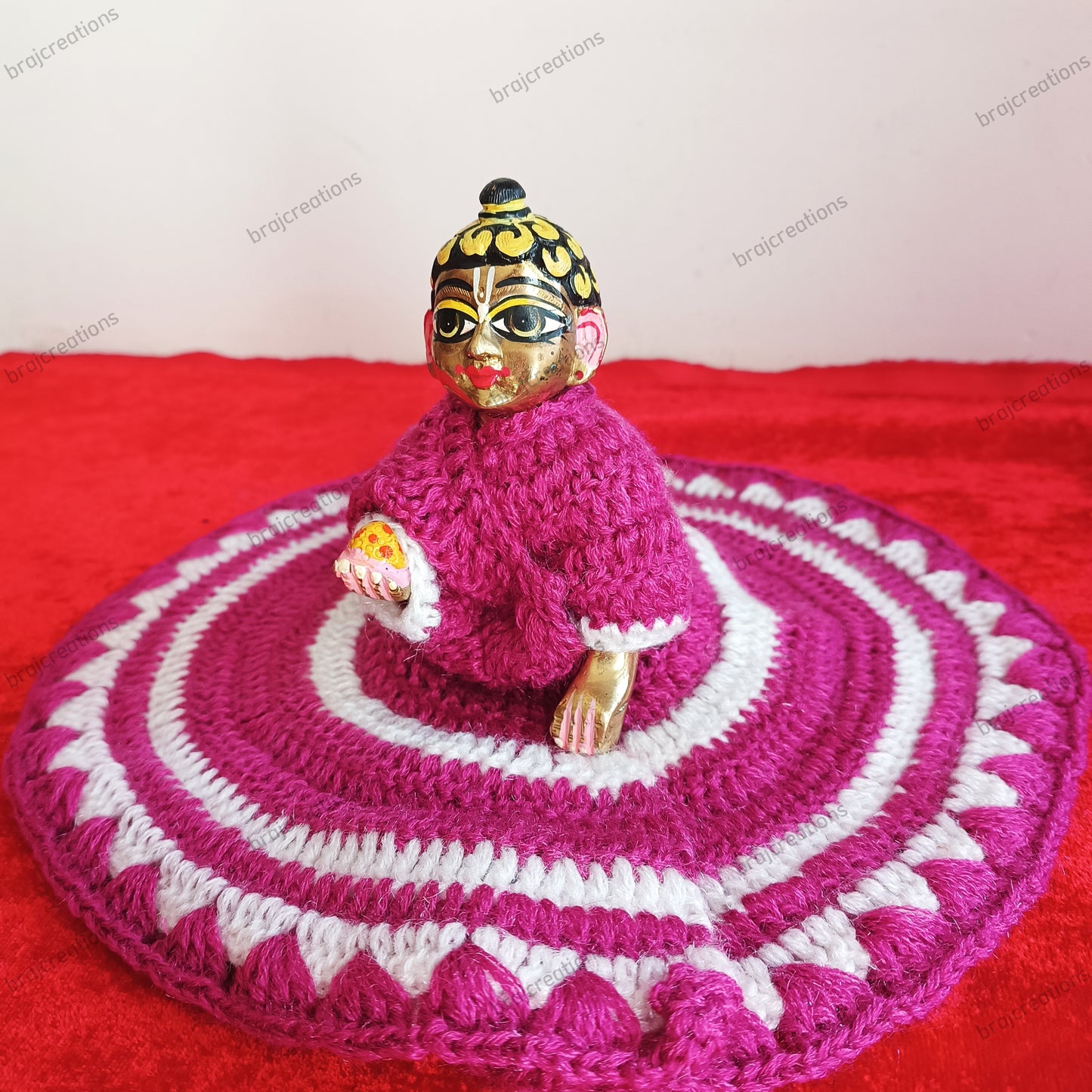 Magenta Woollen Poshak
