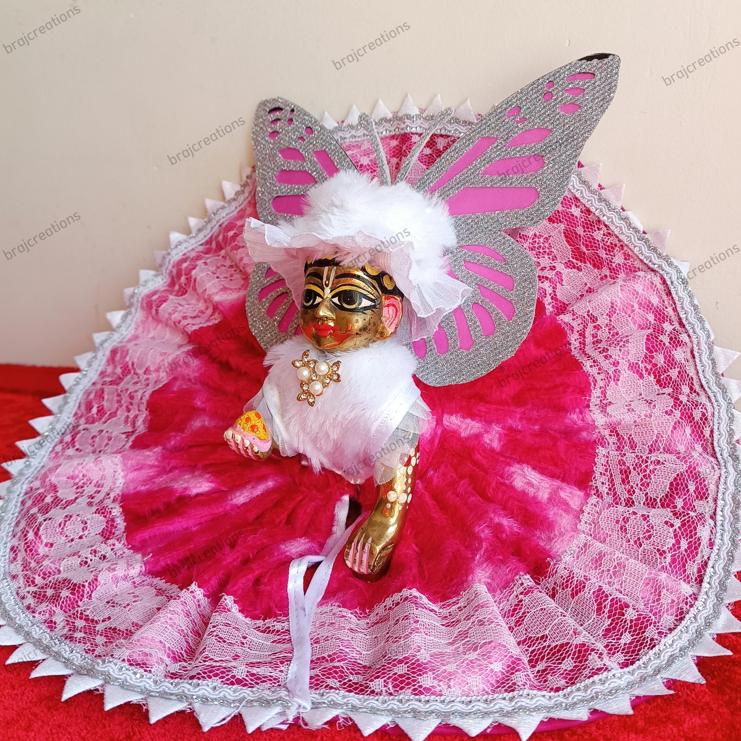 Laddu Gopal Butterfly Dress