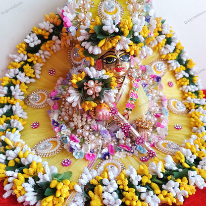 Laddugopal Yellow Flowers Dress