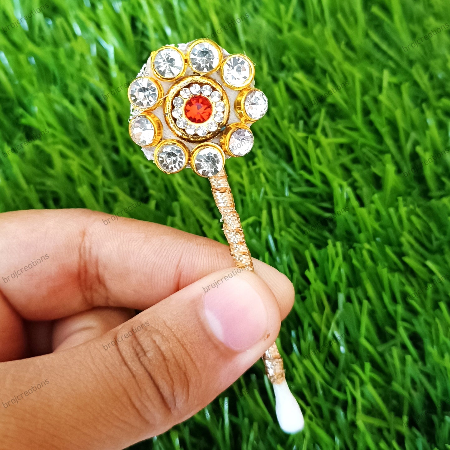 Red Kundan Tilak Stick