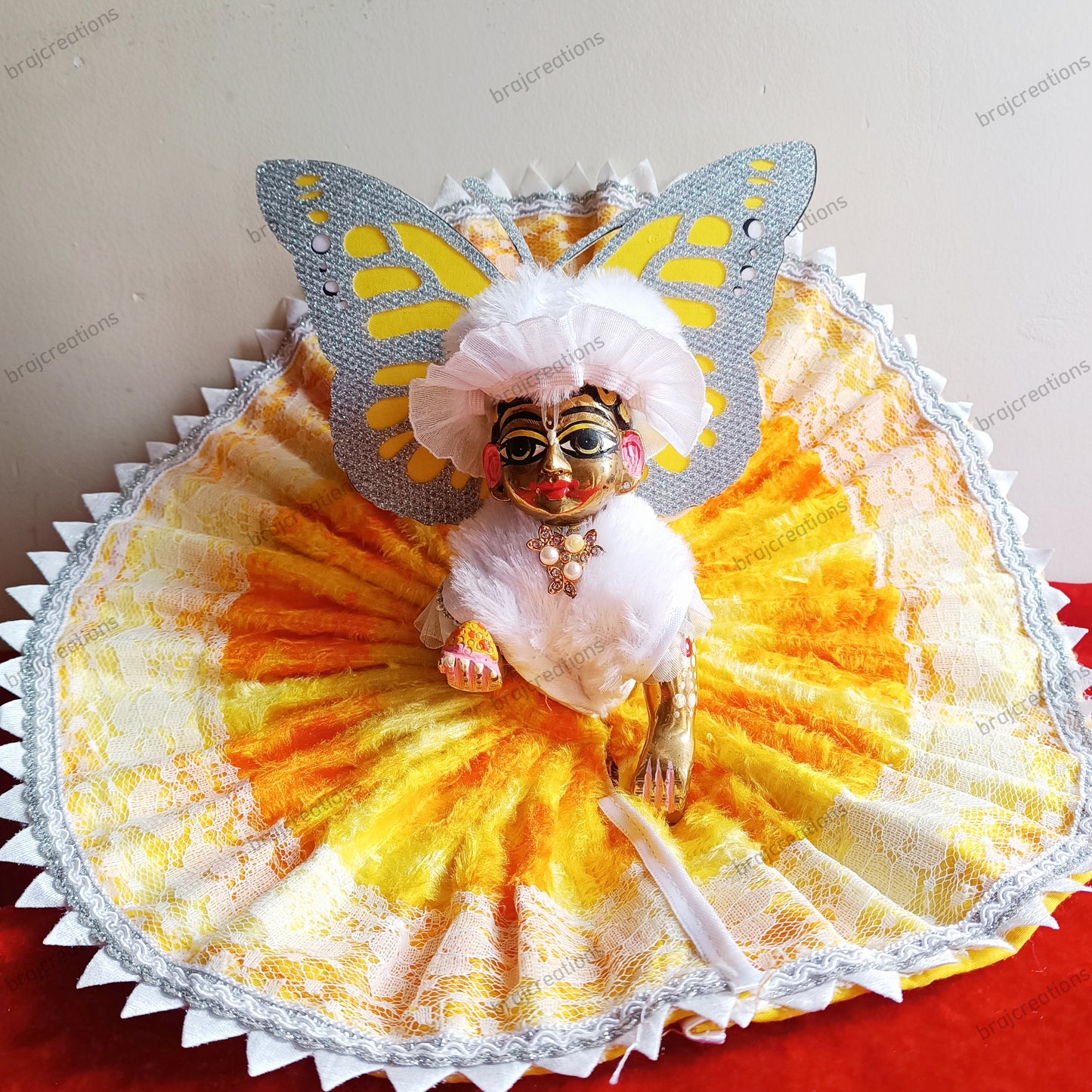 Laddu Gopal Butterfly Dress