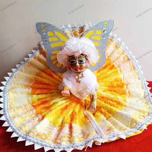 Laddu Gopal Butterfly Dress