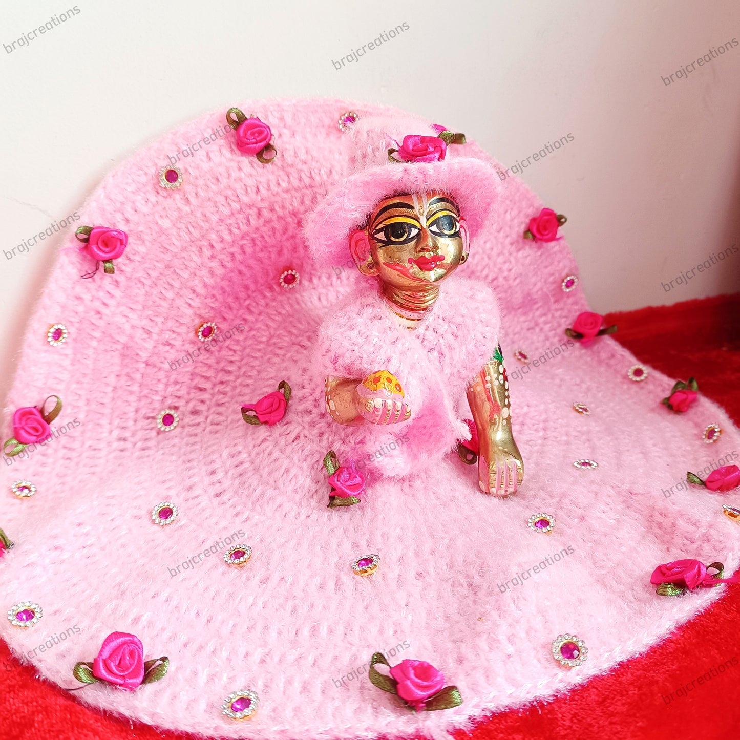 Pink Woollen Poshak